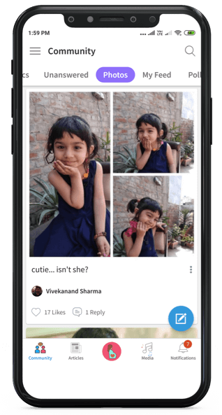 Post cute photos of your little ones in a safe way!
